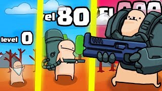 HOW STRONG IS THE STRONGEST HUMAN SOLDIER EVOLUTION? (1000+ CHICKEN BOSS ARMY) l Chicken Vs Man