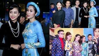 Tăng Thanh Hà cùng dàn sao đình đám diện áo dài đến chúc mừng ra mắt phim của "đả nữ" Ngô Thanh Vân!