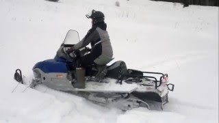 7. Bearcat WT 660 Turbo - Продолжаемучиться поворачивать снегоход заваливанием