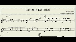 ?Partitura O Lamento de Israel - Sérgio Lopes (VIOLINO)