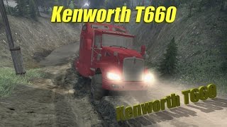 SpinTires обзор мода ( Kenworth T660 ) Хлам!