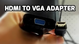 Cheap HDMI Male to VGA Female Adapter || Review || Aliexpress