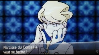 Pokémon X & Y - Narcisse du Conseil 4 (Ligue Pokémon de Kalos) 1080p HD