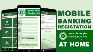 United Bank Of India Mobile Banking Registration Online With ATM Card | How To Get UBI M-Pin [HINDI]