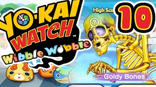 Yo-kai Watch Wibble Wobble - All Goldy Bones Fights!