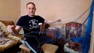Как Быстро и Правильно Насадить ВЕРХА на Рыболовную Сеть! Секрет Посадки!