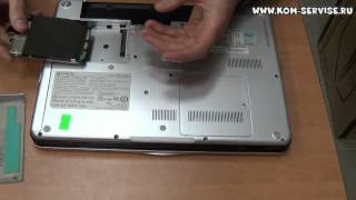 Инструкция по замене памяти, жесткого диска и DVD RW ноутбука  SONY VAIO PCG-3E2  VGN-CS215J