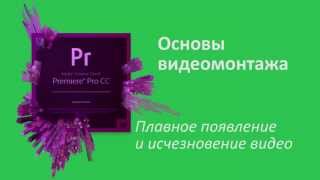 16 урок Плавное появление и исчезновение в Adobe Premiere Pro