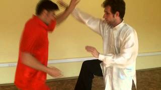 Ушу синъи цуань - парная работа (20.04.2014) (Wushu Xing yi)