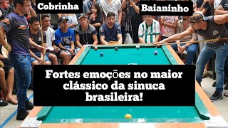 Baianinho de Mauá e Cobrinha no melhor jogo de sinuca de suas vidas! ALTO NÍVEL!??