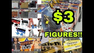 $3 WWE FIGURES + NEW PLAYSETS!