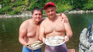 Рыбалка!!! Ловля хариуса в Сибири. Нижняя Терсь...