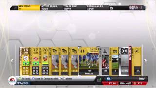 FUT 13 | Pack Opening | 7 x 7500 coins | 87 rated player