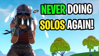 I played Fortnite solos and THIS happened... (never again)