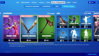 Sklep fortnite - Miłosny cierń, Krzaczor, miodowe uderzenia, Mgła, Gwiazdeczka, Zestaw Harley Quinn