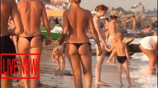 the best beach in the Crimea - the most beautiful girl / KAFATV #DIR