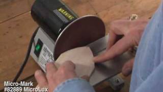 How to Shape Parts Using Micro-Mark #82889 5-Inch Disk Sander