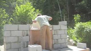 OUTDOOR RUMFORD FIREPLACE, VERMONT