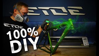 paint a bike with spray paint and spray cans