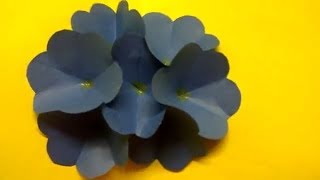 3Д открытка своими руками ЦВЕТЫ на 8 марта или День Рождения Открытка 3d цветы из бумаги
