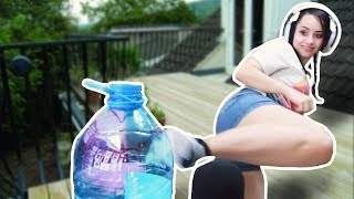 I DID THE BOTTLE CAP CHALLENGE!!!