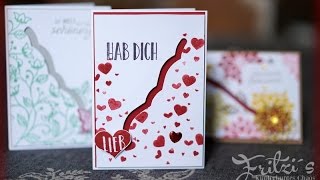 Slidercard / Kullerkarte mit Border Dies