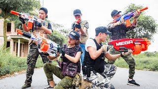 LTT Nerf War : SEAL X Warriors Nerf Guns Discover Fight Criminal Group Rescue Captain