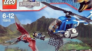 Lego Jurassic World Pteranodon Capture 75915 - Lego Jurassic Park Dinosaurs Helicopter