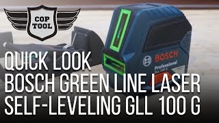 Bosch Green Line Laser Self-Leveling GLL 100 G - Coptool Quick Look