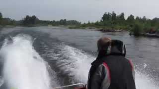 01 река Китой Россия 2013 туризм катер river Kitoy Russia Boat fishing hunting рыбалка охота travels