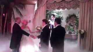 Wedding driving a Pink Cadillac - Las Vegas