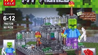 Конструктор "LELE" серии "MY WORLD / Minecraft" мод.79272-B (Зомби и спавн )