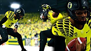 ROAD TO MADDEN 19 CAREER MODE - BREAKING 3 SCHOOL RECORDS IN THE SNOW! LAST REGULAR SEASON GAME!