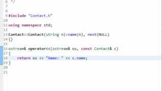 Data Structures Using C++: Linked List Implementation Part I (Node Class)