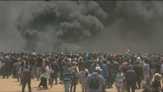 At least 60 Palestinians killed in Gaza border protests