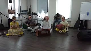 Киртан Ведафест 2019.03.03 Вамшидхара дамодар дас. Джая Радха Мадхава