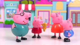 Peppa Pig Fait les Courses au Supermarché | Histoires de Jouets