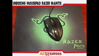 Unboxing Mouse Pad Razer Mantis - Aliexpress