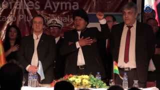 Evo Morales distinguido como Doctor Honoris Causa por la UNPAZ y la UNQ