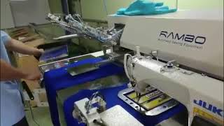 Rambo RM-310S Автоматическая машина для пришивания накладных карманов работающая на кармане униформы
