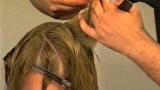 Как стричь градуированое каре. How to cut bob