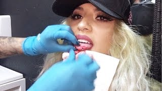 VLOG 001 GETTING SNAKE EYES & NIPPLE PIERCINGS
