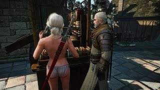 The Witcher 3 : Wild Hunt / nude mod / Ciri topless / Sexy Ciri