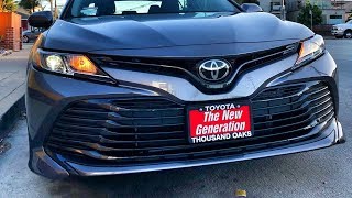 Тест-драйв новой ТОЙОТА КАМРИ 2018 за 40 баксов?! Обзор TOYOTA CAMRY с @n1ckyrush в Лос-Анджелесе!