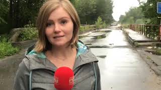 В Байкальске разрушен мост через реку Солзан