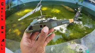 RC Helicopter Catches Fish FISHING APP!