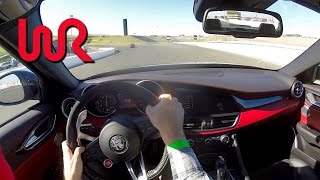2017 Alfa Romeo Giulia Quadrifoglio - WR TV POV Track Test at Sonoma Raceway