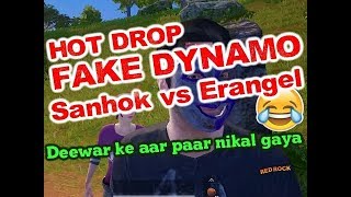 Fake Dynamo Hot Drop Sanhok VS Erangel | Fake Dynamo Funny Moments | FAKE DYNAMO NEW VIDEO