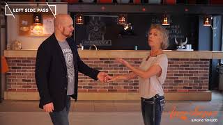 Left side pass // West Coast Swing. Обучающее видео - Урок №6