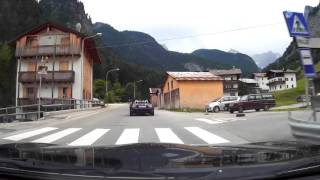 Dolomity 2015 (Sobota) - Passo Fedaia - Marmolada - Lago di Fedaia (SP641) [OnBoard]